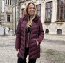 Sesil kabát bordó – Női télikabát dupla cipzárral és kivehető belső résszel – Innova Fashion – 3. kép